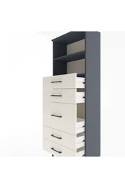 Arges Dolap 2 Raflı 5 Çekmeceli 60x30x163 - S20M024V4A