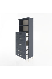 Arges Dolap 2 Raflı 5 Çekmeceli 60x30x163 - S20M024V5A