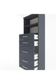 Arges Dolap 2 Raflı 5 Çekmeceli 60x30x163 - S20M024V5A