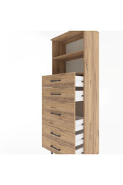 Arges Dolap 2 Raflı 5 Çekmeceli 60x30x163 - S20M024V9A