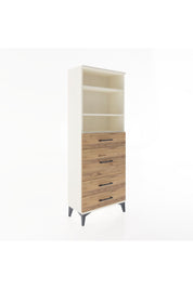 Arges Dolap 3 Raflı 4 Çekmeceli 60x30x163 - S20M026V3A