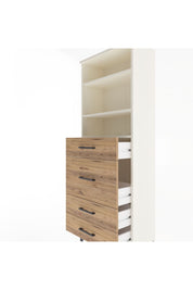 Arges Dolap 3 Raflı 4 Çekmeceli 60x30x163 - S20M026V3A