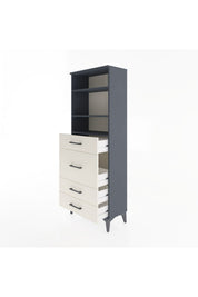 Arges Dolap 3 Raflı 4 Çekmeceli 60x30x163 - S20M026V4A