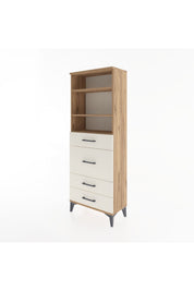 Arges Dolap 3 Raflı 4 Çekmeceli 60x30x163 - S20M026V7A