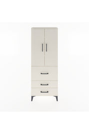Arges Dolap 3 Raflı 3 Çekmeceli 2 Kapaklı 60x30x163 - S20M027V1A