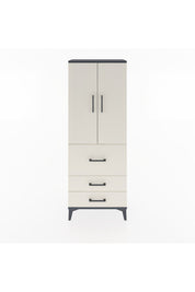Arges Dolap 3 Raflı 3 Çekmeceli 2 Kapaklı 60x30x163 - S20M027V4A