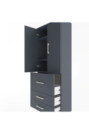 Arges Dolap 3 Raflı 3 Çekmeceli 2 Kapaklı 60x30x163 - S20M027V5A