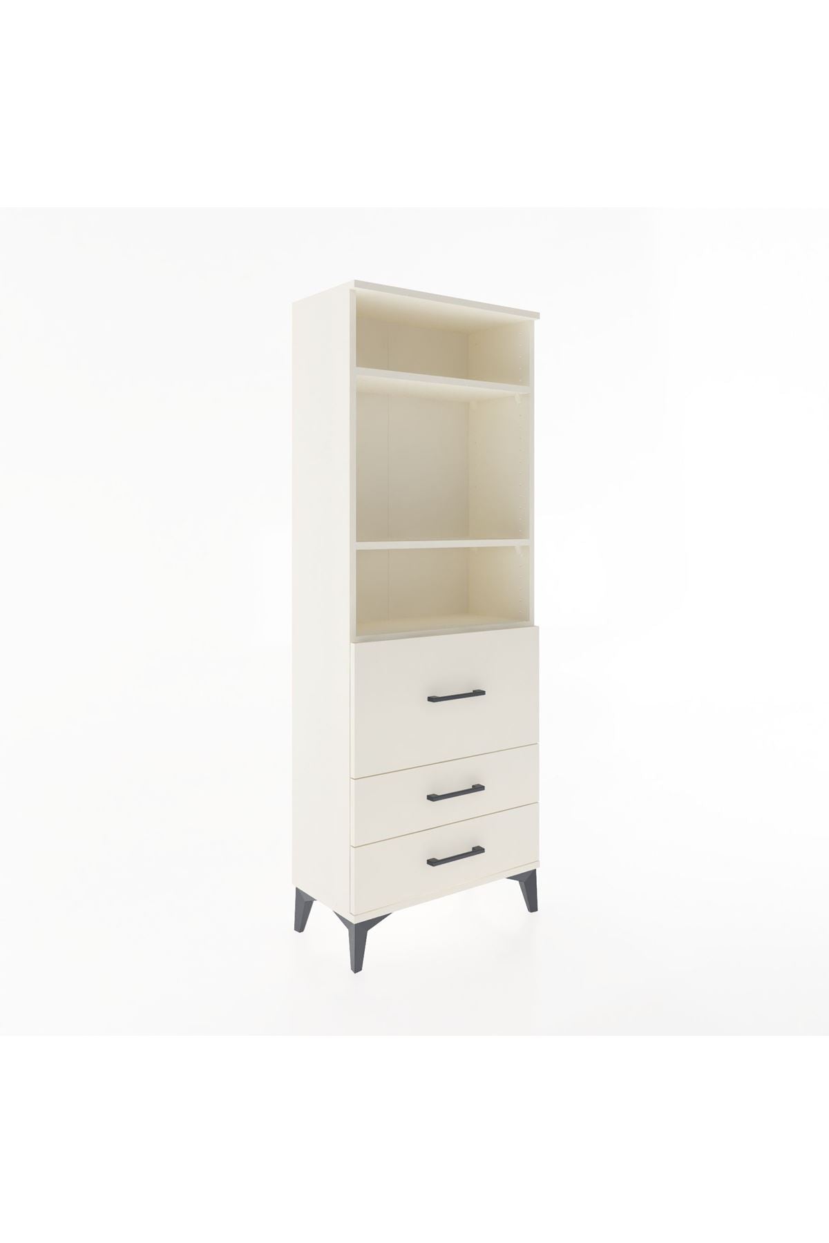 Arges Dolap 3 Raflı 3 Çekmeceli 60x30x163 - S20M028V1A