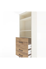 Arges Dolap 3 Raflı 3 Çekmeceli 60x30x163 - S20M028V3A