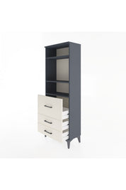 Arges Dolap 3 Raflı 3 Çekmeceli 60x30x163 - S20M028V4A