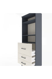 Arges Dolap 3 Raflı 3 Çekmeceli 60x30x163 - S20M028V4A