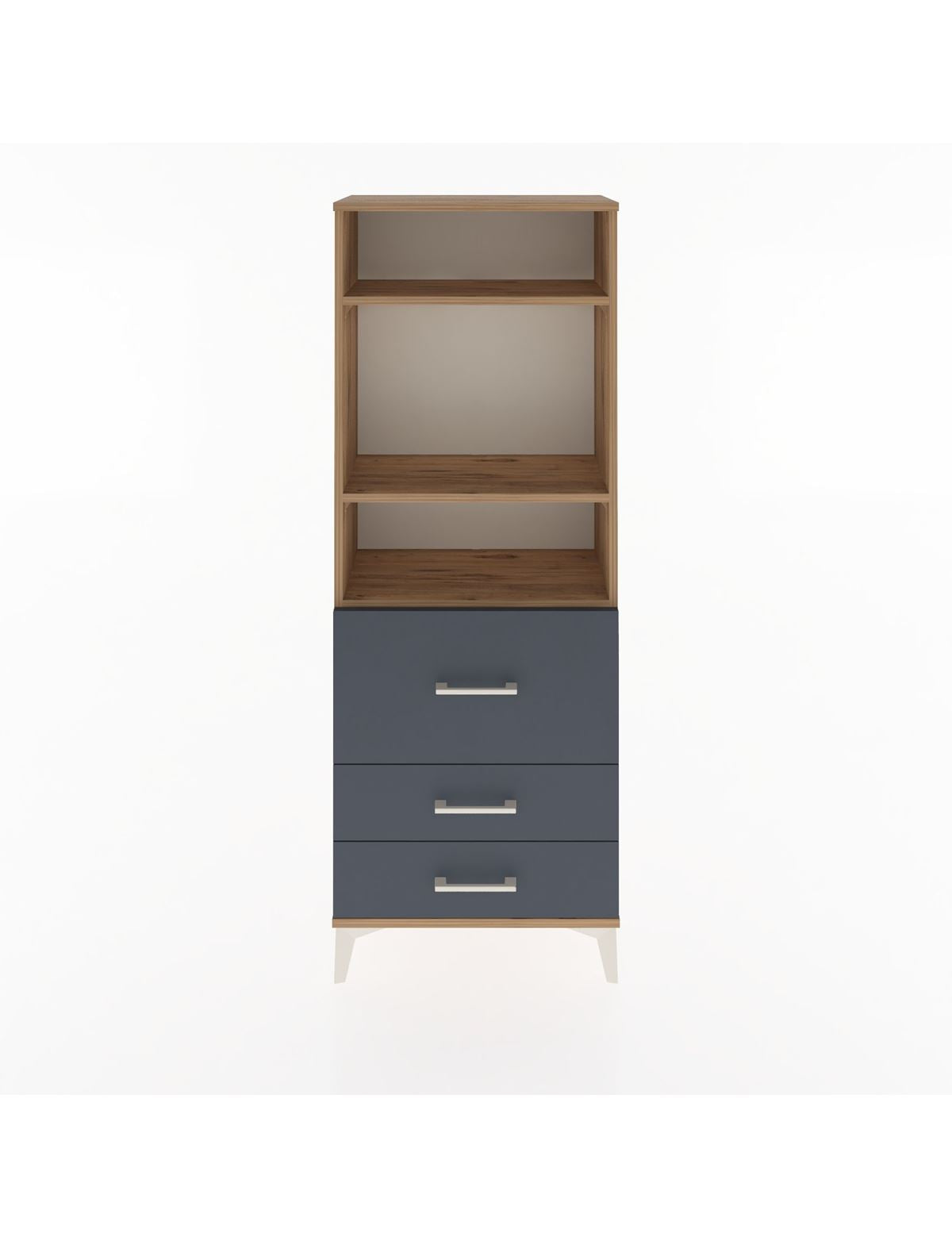 Arges Dolap 3 Raflı 3 Çekmeceli 60x30x163 - S20M028V8A