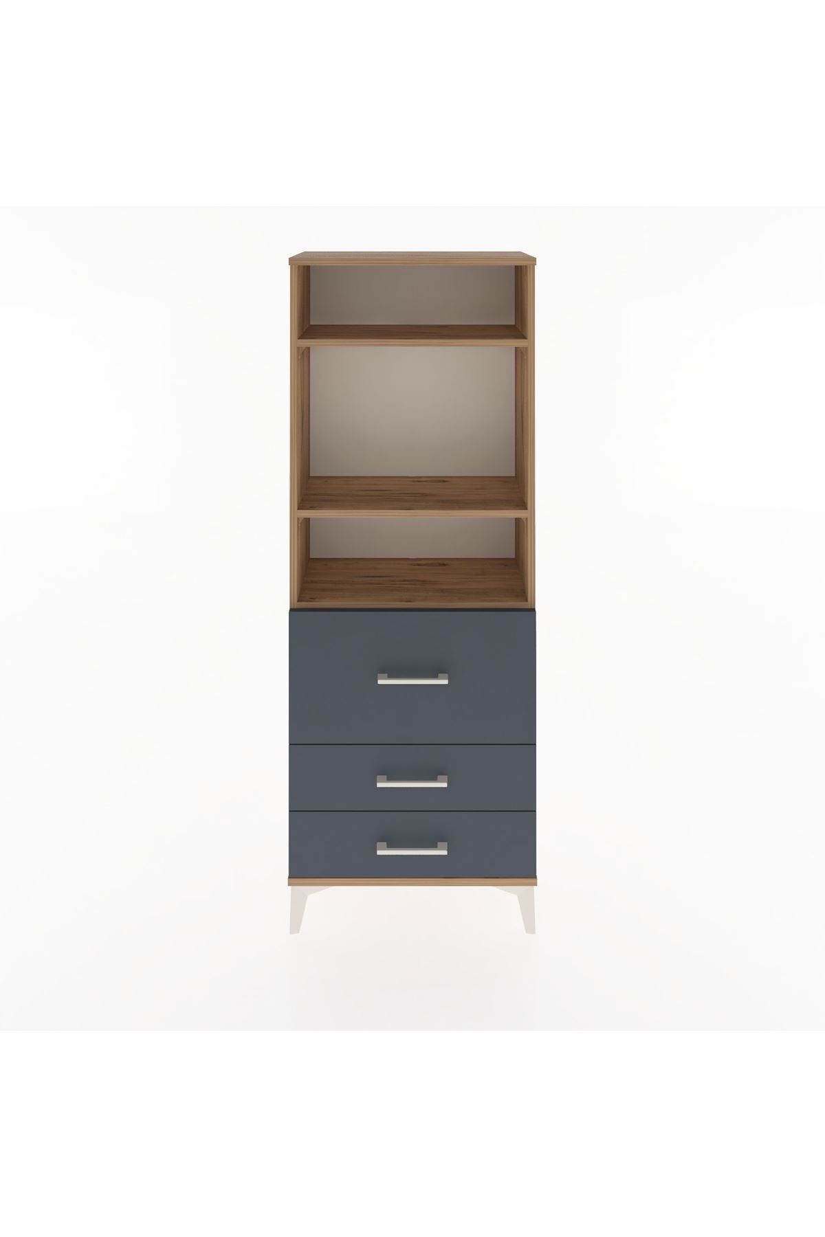 Arges Dolap 3 Raflı 3 Çekmeceli 60x30x163 - S20M028V8A