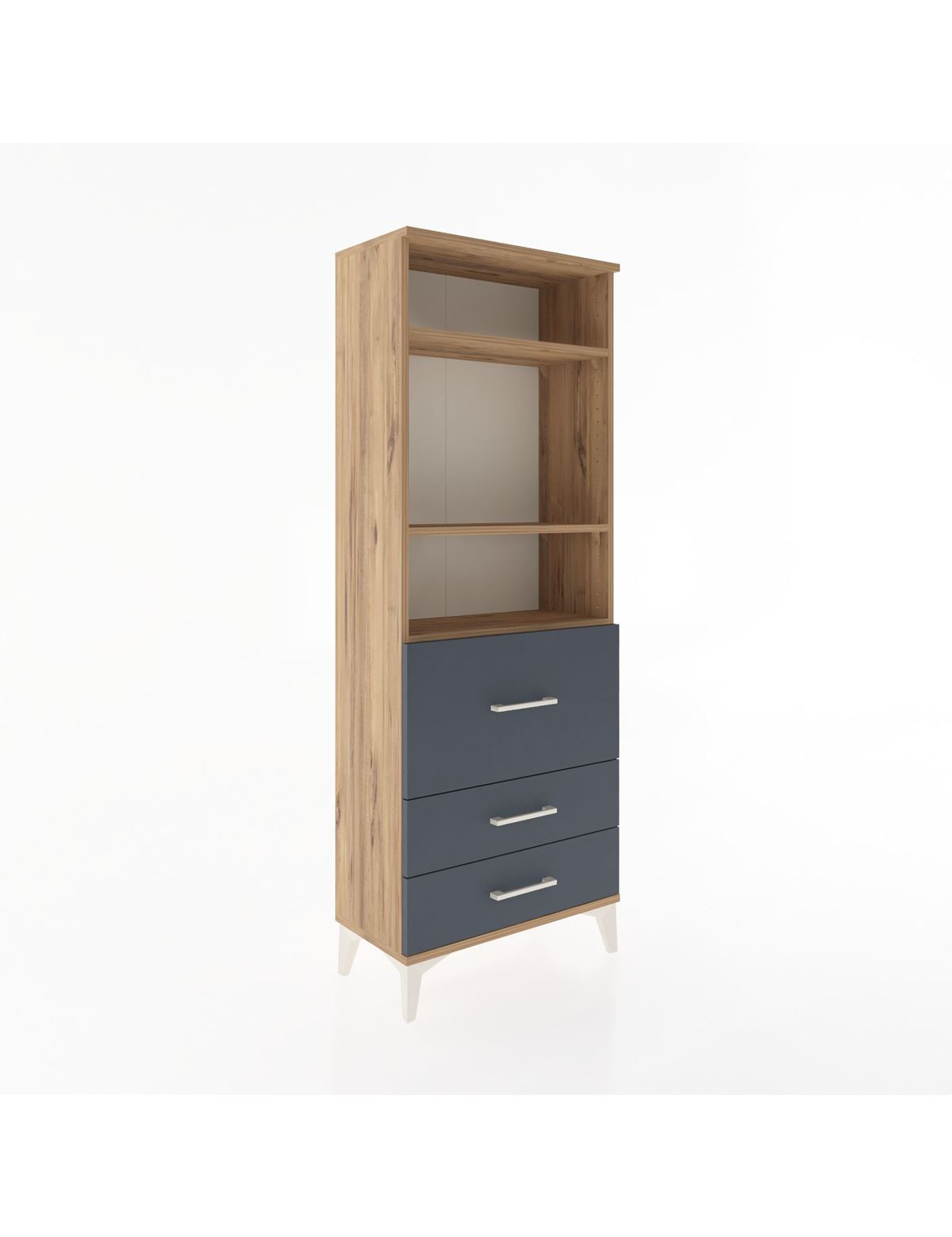 Arges Dolap 3 Raflı 3 Çekmeceli 60x30x163 - S20M028V8A