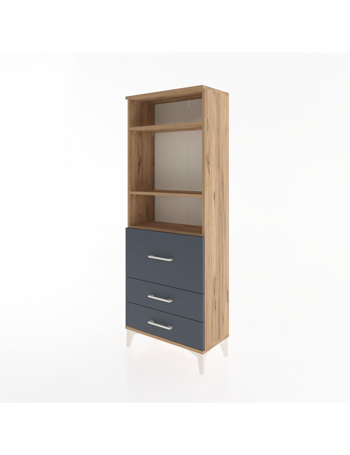 Arges Dolap 3 Raflı 3 Çekmeceli 60x30x163 - S20M028V8A