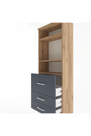 Arges Dolap 3 Raflı 3 Çekmeceli 60x30x163 - S20M028V8A