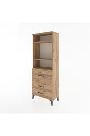 Arges Dolap 3 Raflı 3 Çekmeceli 60x30x163 - S20M028V9A