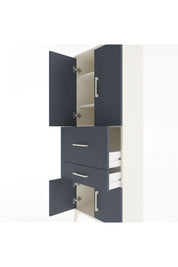 Arges Dolap 3 Raflı 2 Çekmeceli 4 Kapaklı 60x30x163 - S20M029V2A