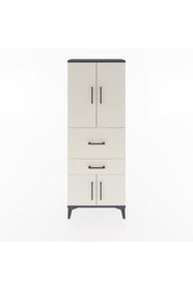 Arges Dolap 3 Raflı 2 Çekmeceli 4 Kapaklı 60x30x163 - S20M029V4A
