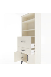 Arges Dolap 3 Raflı 2 Çekmeceli 2 Kapaklı 60x30x163 - S20M030V1A