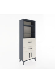 Arges Dolap 3 Raflı 2 Çekmeceli 2 Kapaklı 60x30x163 - S20M030V4A