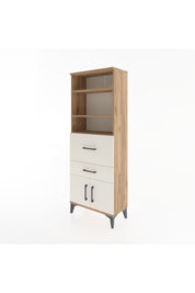 Arges Dolap 3 Raflı 2 Çekmeceli 2 Kapaklı 60x30x163 - S20M030V7A