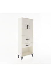 Arges Dolap 3 Raflı 2 Çekmeceli 2 Kapaklı 60x30x163 - S20M031V1A