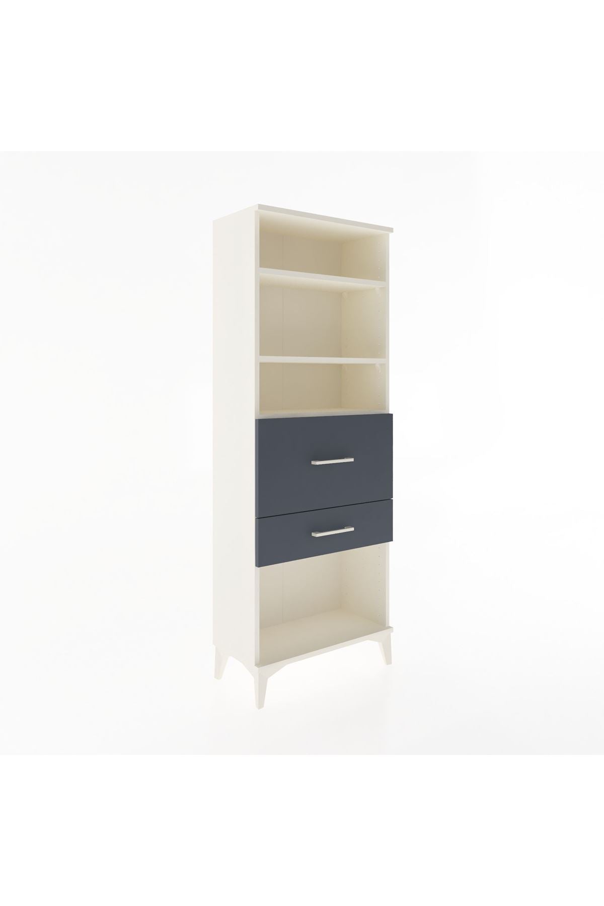 Arges Dolap 3 Raflı 2 Çekmeceli 60x30x163 - S20M032V2A