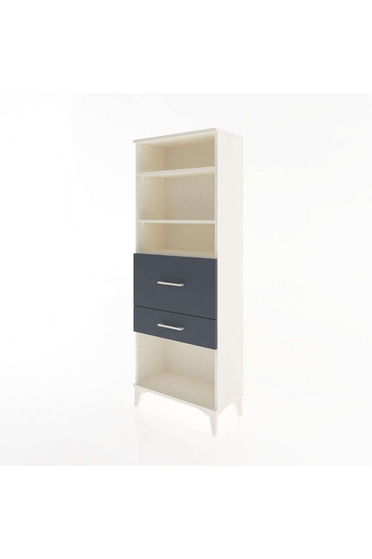 Arges Dolap 3 Raflı 2 Çekmeceli 60x30x163 - S20M032V2A