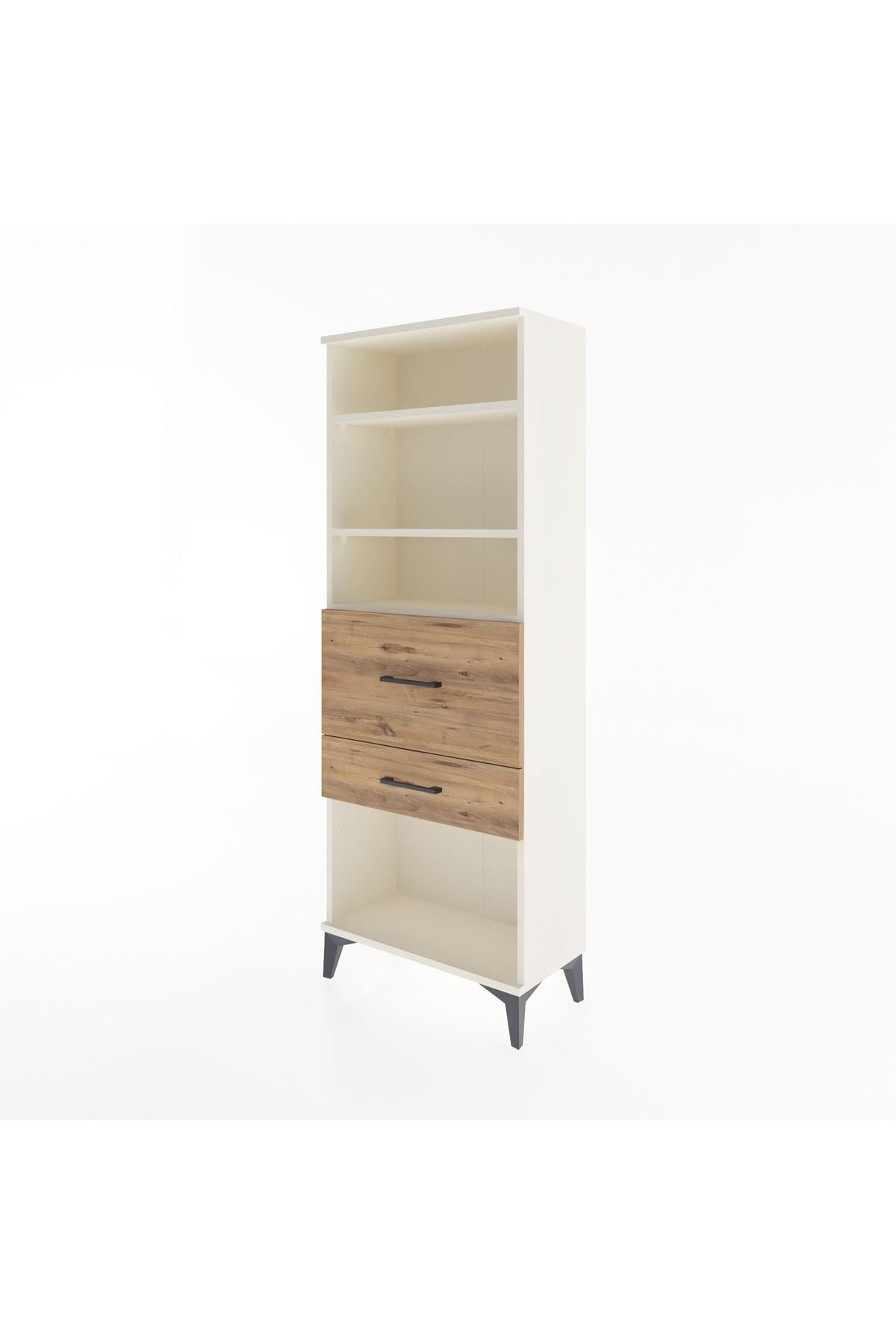 Arges Dolap 3 Raflı 2 Çekmeceli 60x30x163 - S20M032V3A