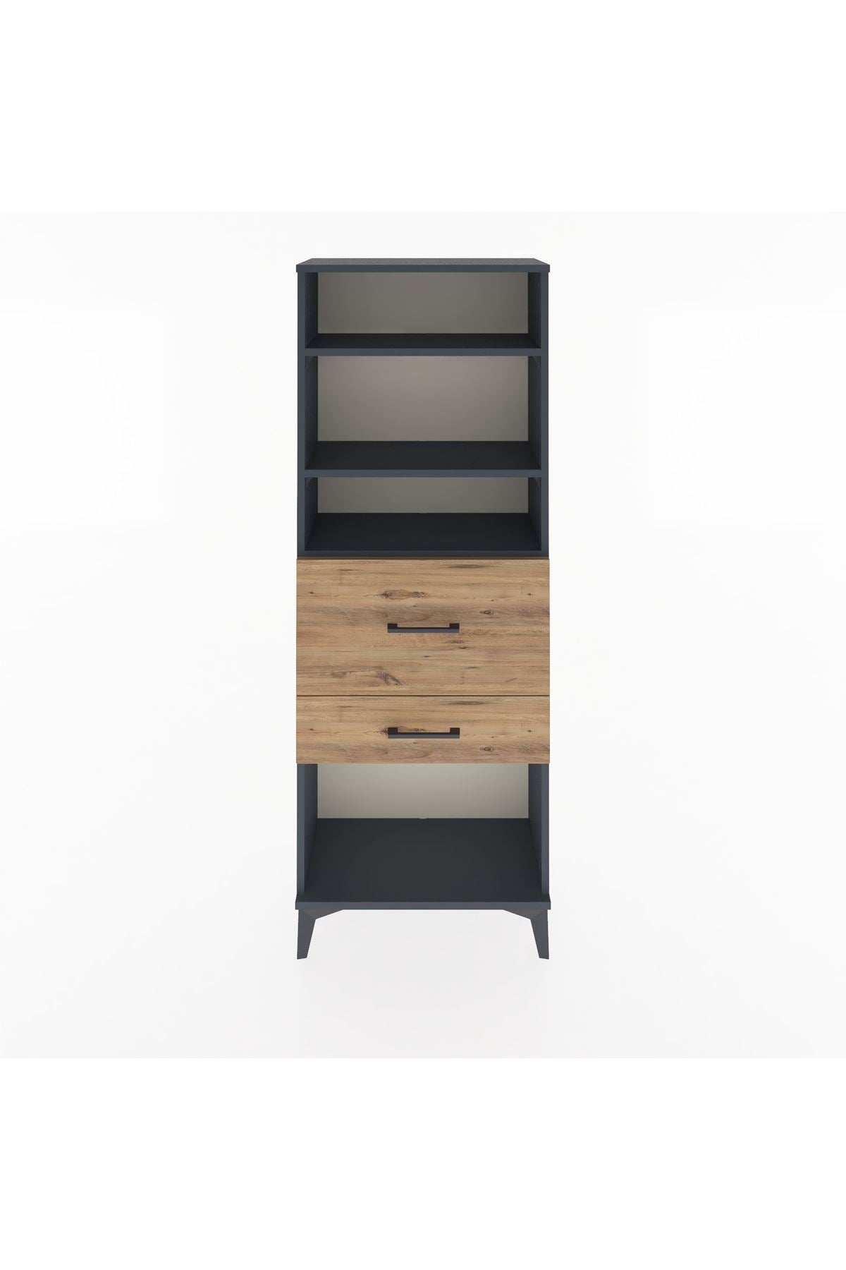 Arges Dolap 3 Raflı 2 Çekmeceli 60x30x163 - S20M032V6A