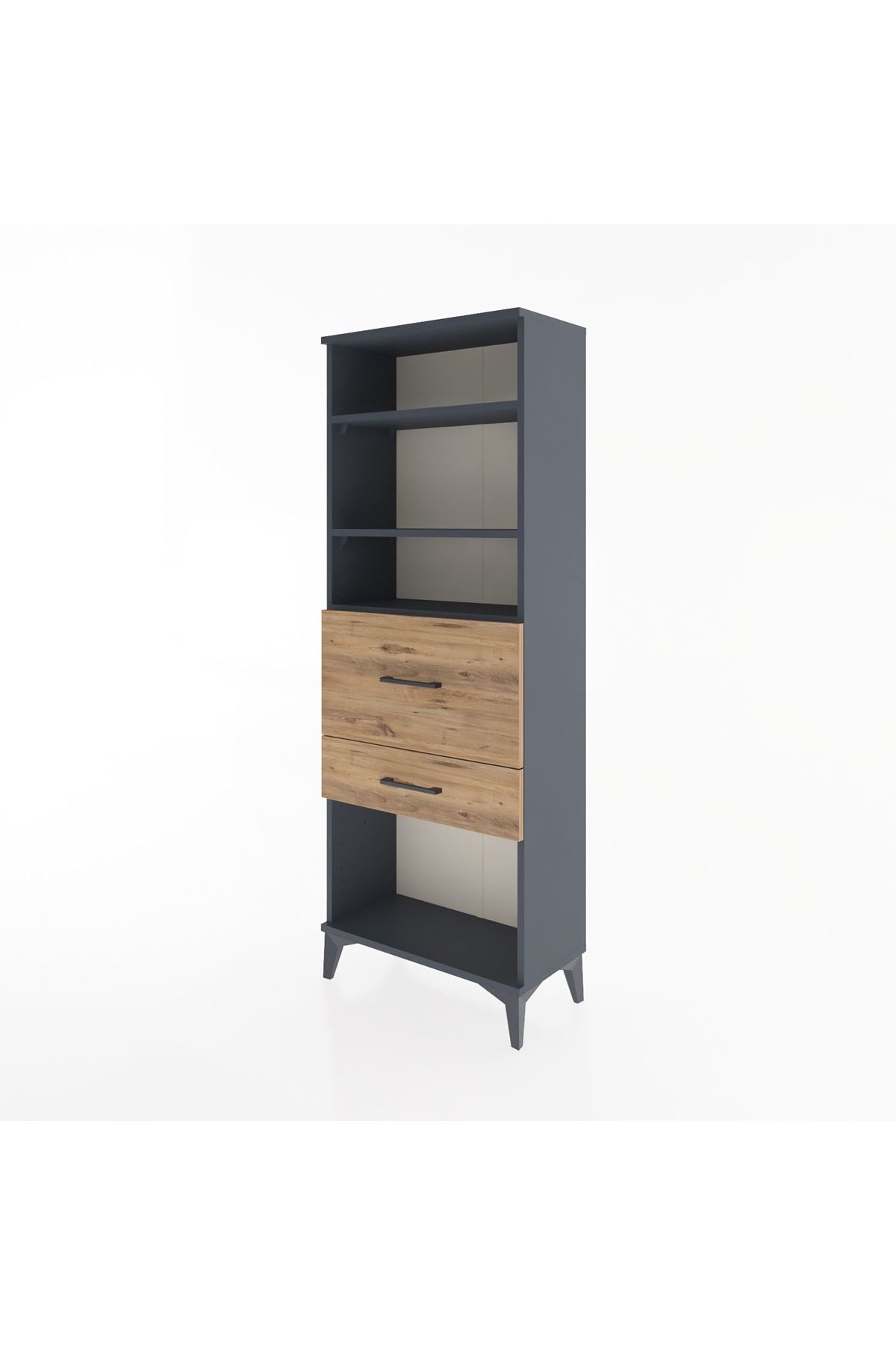 Arges Dolap 3 Raflı 2 Çekmeceli 60x30x163 - S20M032V6A