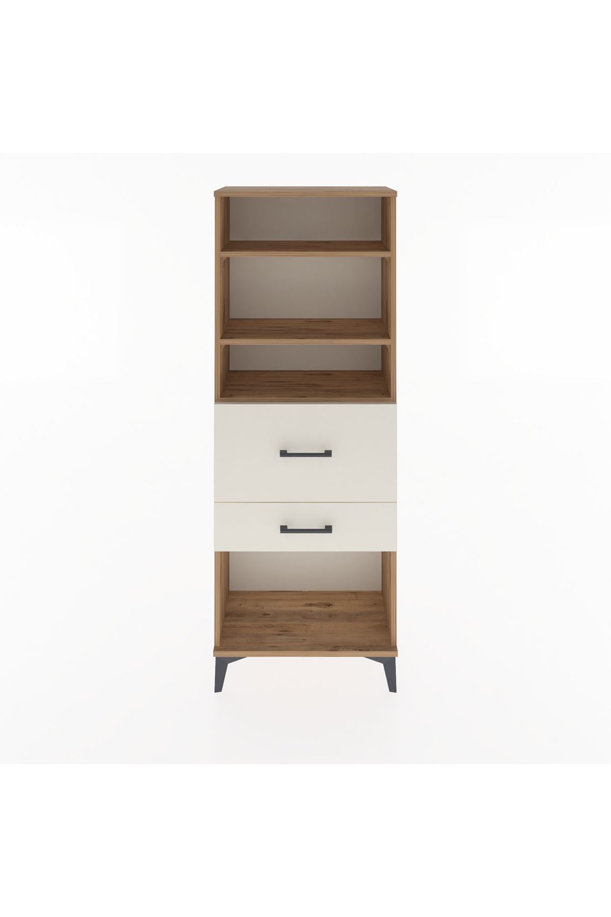 Arges Dolap 3 Raflı 2 Çekmeceli 60x30x163 - S20M032V7A
