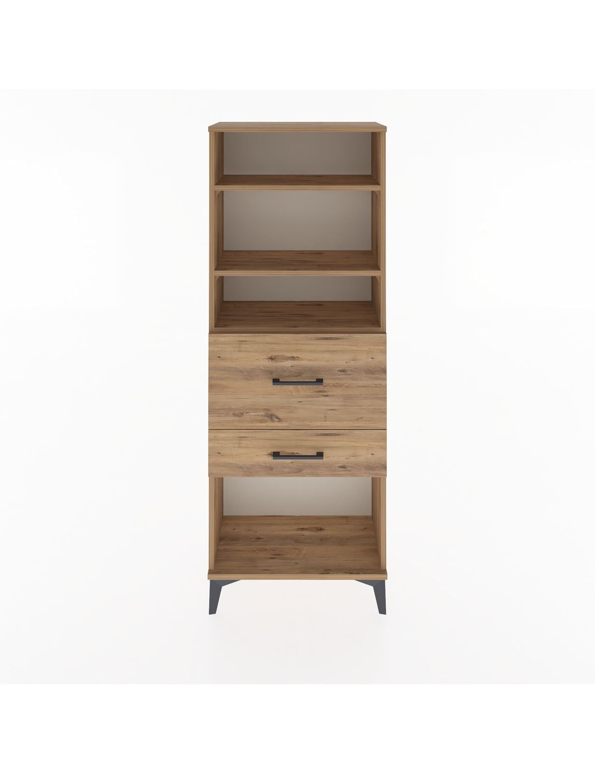Arges Dolap 3 Raflı 2 Çekmeceli 60x30x163 - S20M032V9A