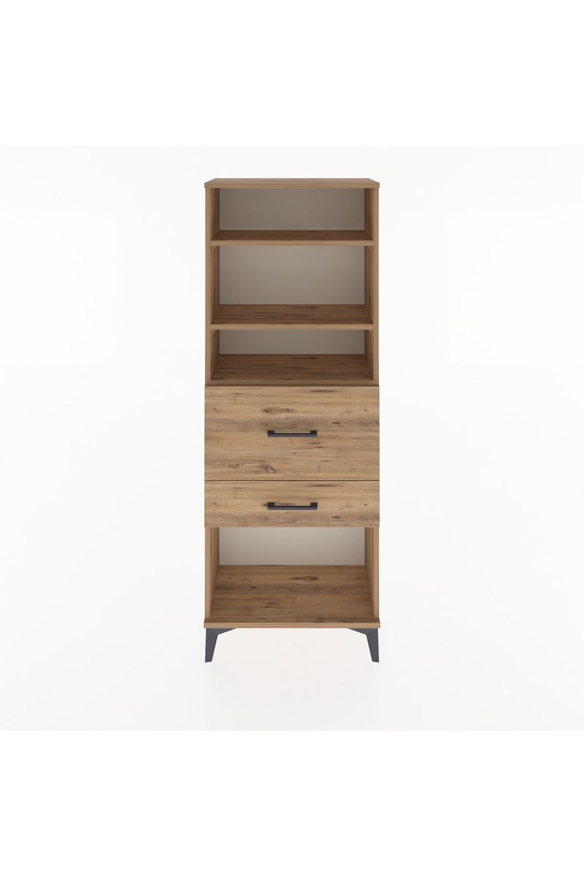 Arges Dolap 3 Raflı 2 Çekmeceli 60x30x163 - S20M032V9A