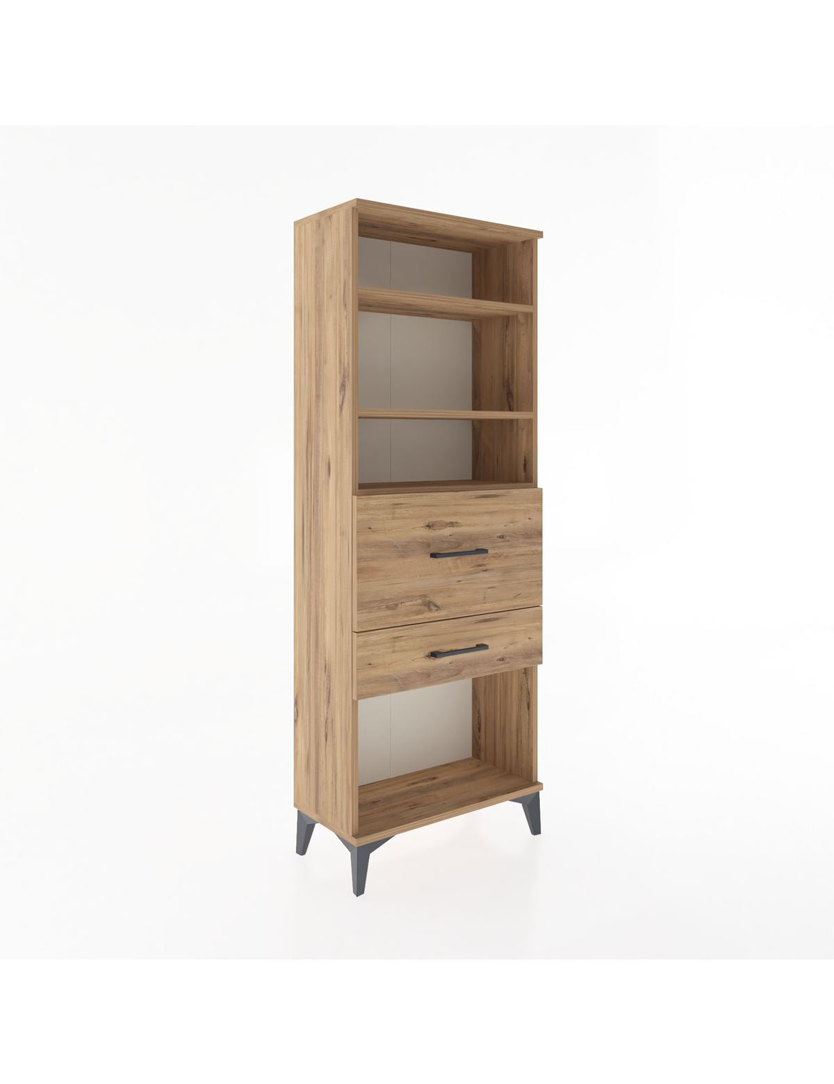 Arges Dolap 3 Raflı 2 Çekmeceli 60x30x163 - S20M032V9A