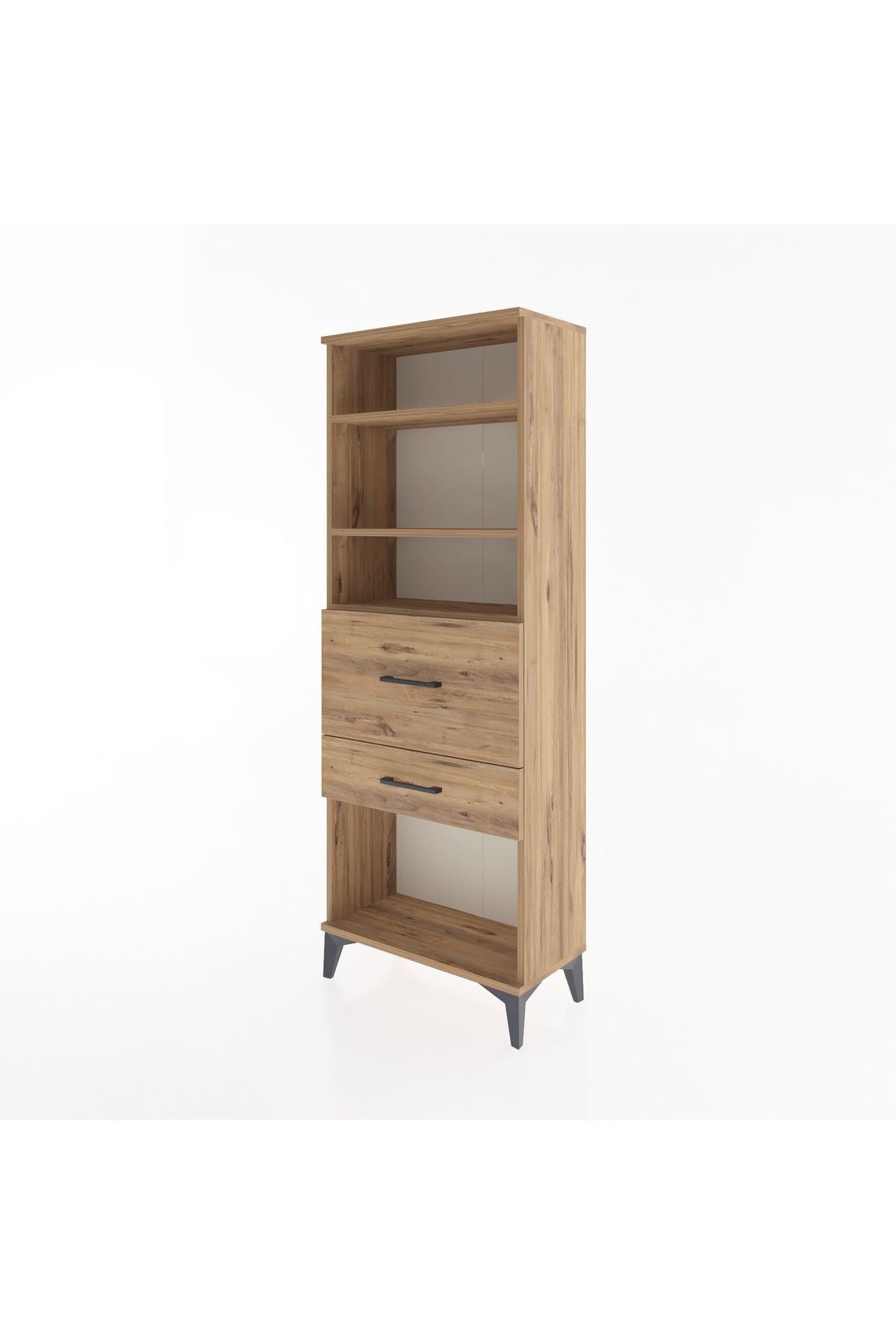 Arges Dolap 3 Raflı 2 Çekmeceli 60x30x163 - S20M032V9A