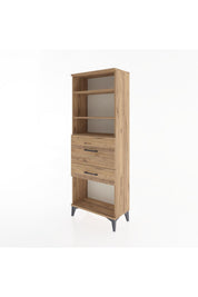 Arges Dolap 3 Raflı 2 Çekmeceli 60x30x163 - S20M032V9A