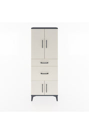 Arges Dolap 3 Raflı 2 Çekmeceli 4 Kapaklı 60x30x163 - S20M033V4A