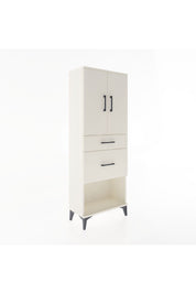 Arges Dolap 3 Raflı 2 Çekmeceli 2 Kapaklı 60x30x163 - S20M035V1A