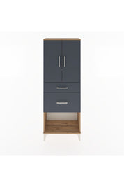Arges Dolap 3 Raflı 2 Çekmeceli 2 Kapaklı 60x30x163 - S20M035V8A