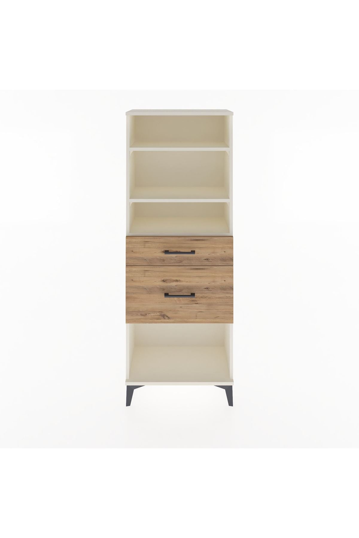 Arges Dolap 3 Raflı 2 Çekmeceli 60x30x163 - S20M036V3A