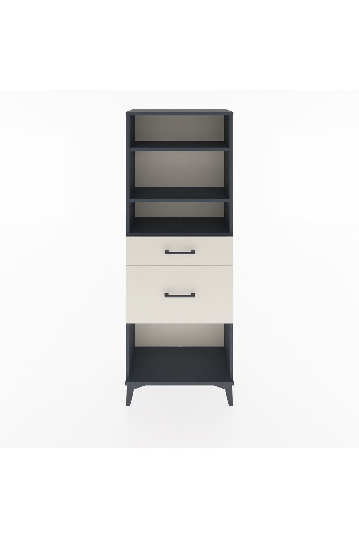 Arges Dolap 3 Raflı 2 Çekmeceli 60x30x163 - S20M036V4A