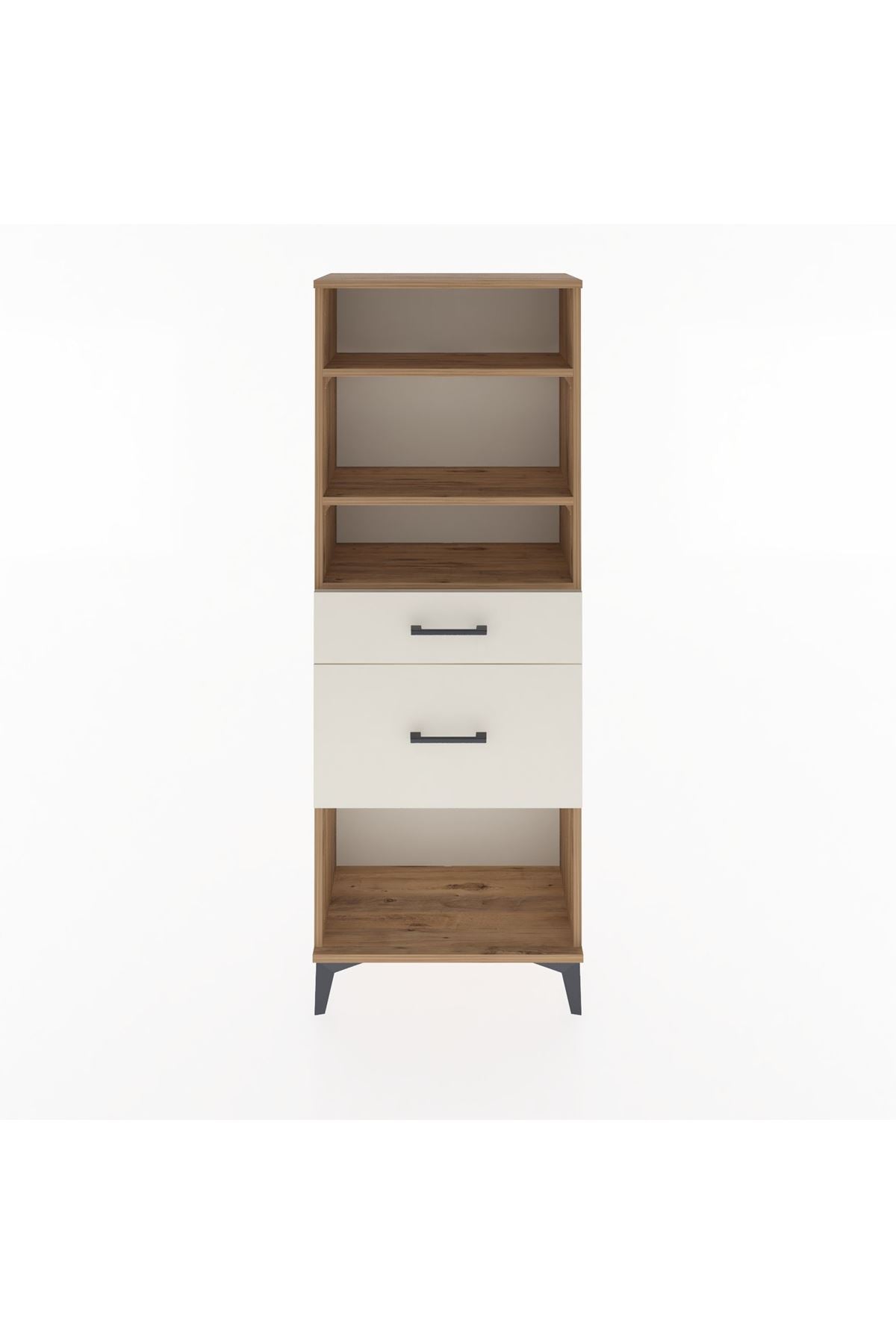 Arges Dolap 3 Raflı 2 Çekmeceli 60x30x163 - S20M036V7A