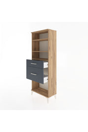Arges Dolap 3 Raflı 2 Çekmeceli 60x30x163 - S20M036V8A