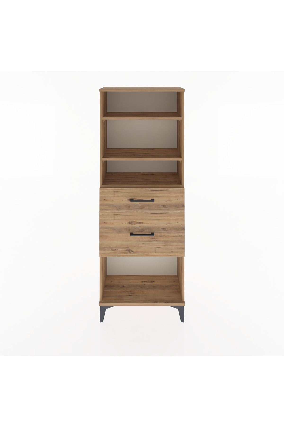 Arges Dolap 3 Raflı 2 Çekmeceli 60x30x163 - S20M036V9A