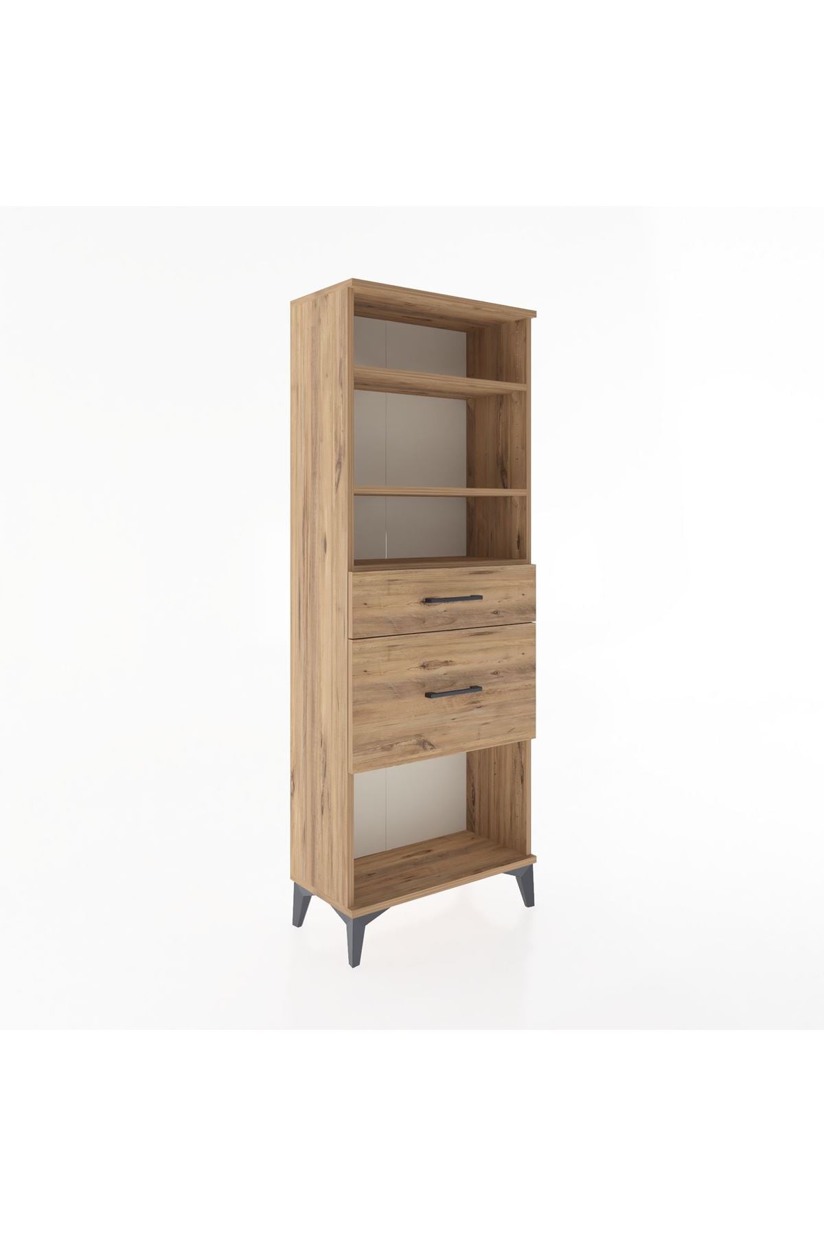 Arges Dolap 3 Raflı 2 Çekmeceli 60x30x163 - S20M036V9A