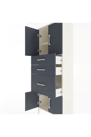 Arges Dolap 2 Raflı 3 Çekmeceli 4 Kapaklı 60x30x163 - S20M037V2A
