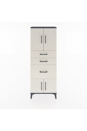 Arges Dolap 2 Raflı 3 Çekmeceli 4 Kapaklı 60x30x163 - S20M037V4A