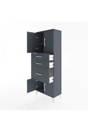 Arges Dolap 2 Raflı 3 Çekmeceli 4 Kapaklı 60x30x163 - S20M037V5A
